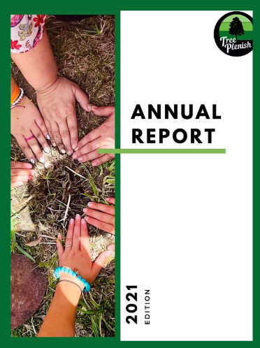 Tree-Plenish Annual Report 2021 cover