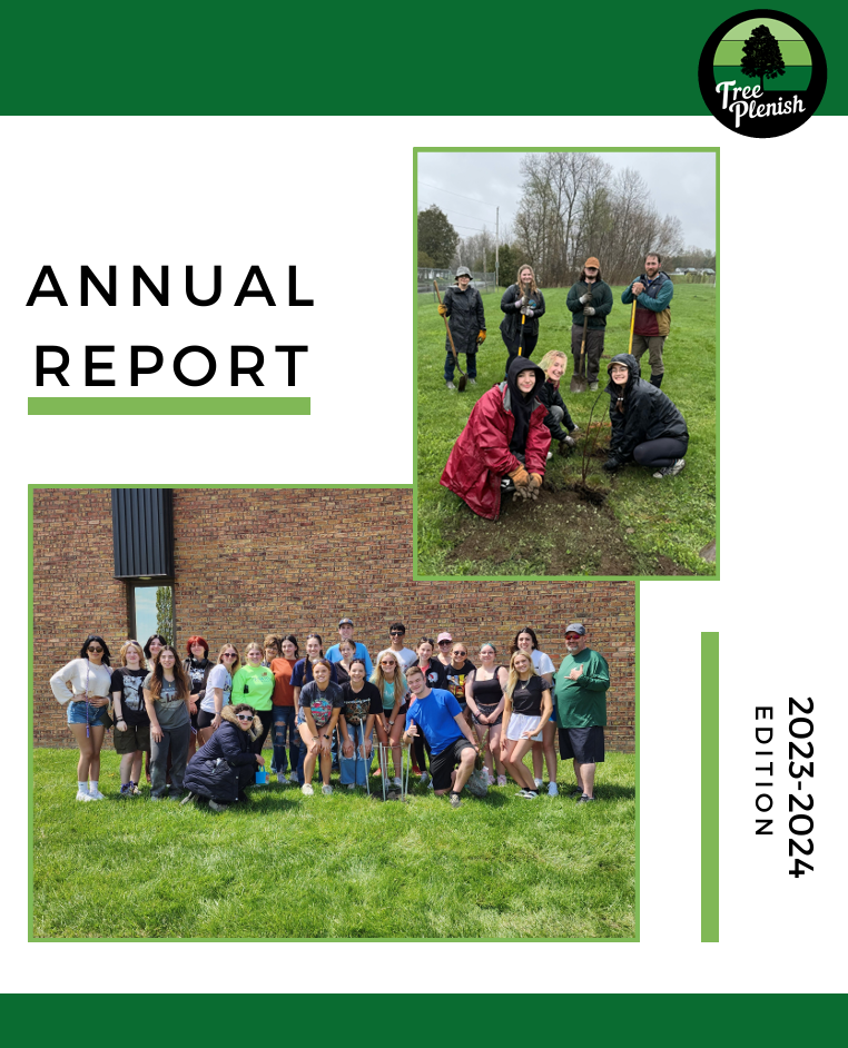 Tree-Plenish Annual Report 2023-2024 cover